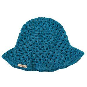 Crochet Granny Stitch Bucket Hat Green Adult Size, Brand New Handmade